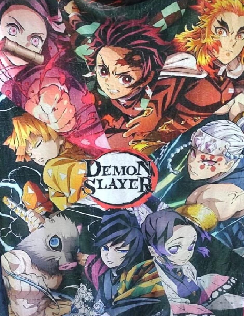 Cobija clásica de tejido suave Generica Demon Slayer: Kimetsu no Yaiba unisex