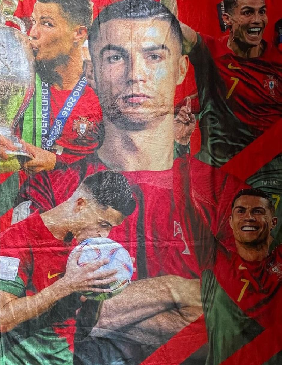 Cobija de tejido suave Cristiano El Bicho Ronaldo