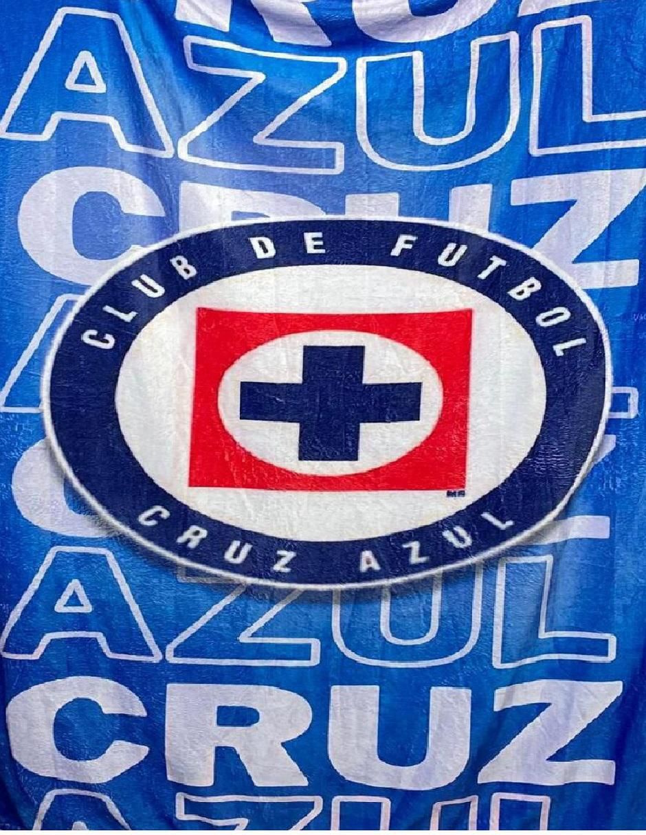 Cobija de tejido suave Cruz Azul 2