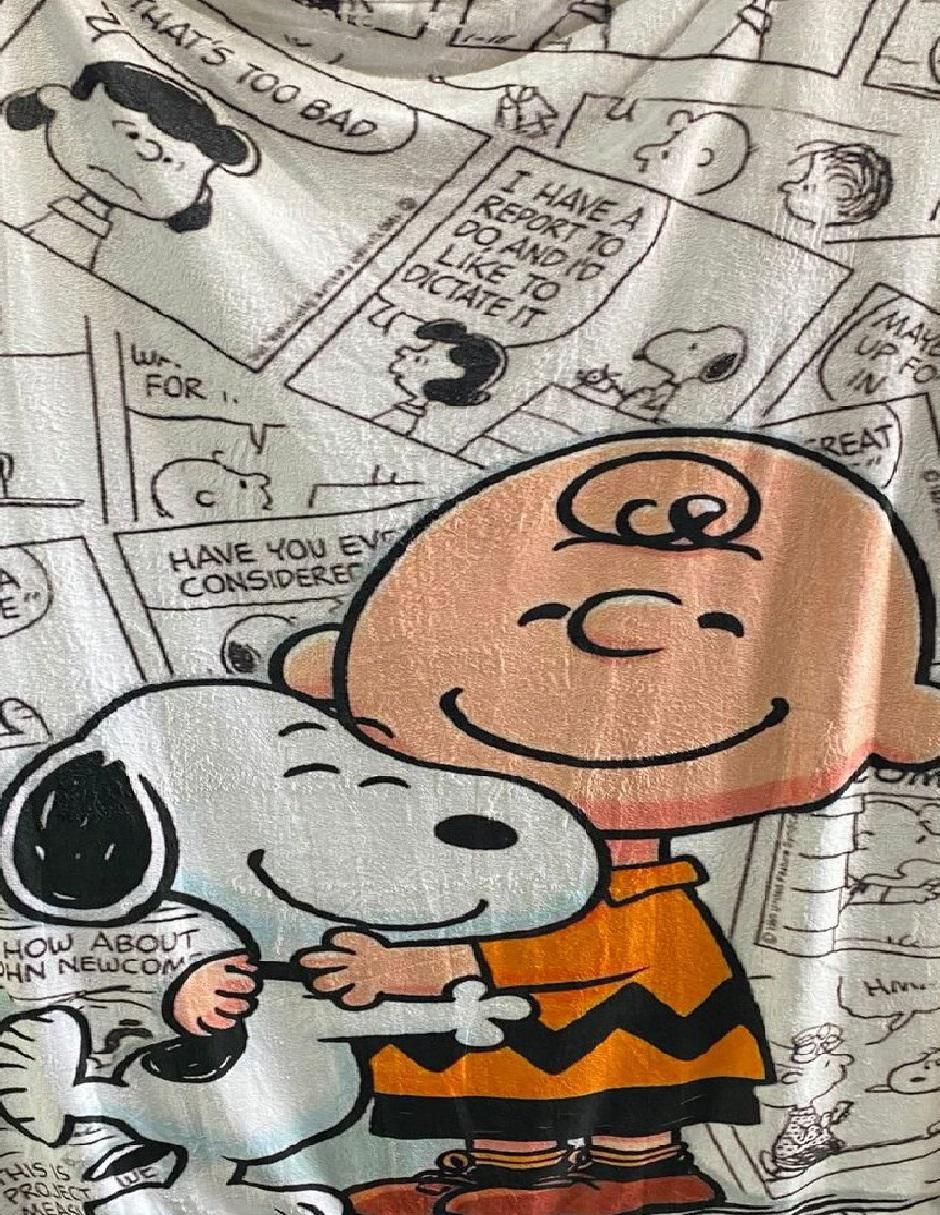 Cobija de tejido suave Snoopy