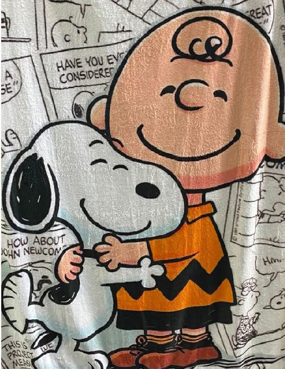 Cobija de tejido suave Snoopy 2