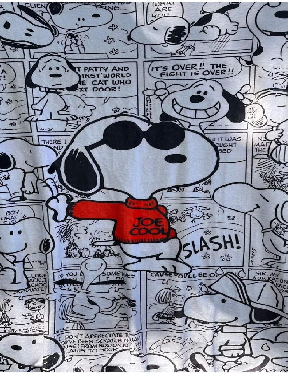 Cobija de tejido suave Snoopy Cobija de tejido suave Snoopy