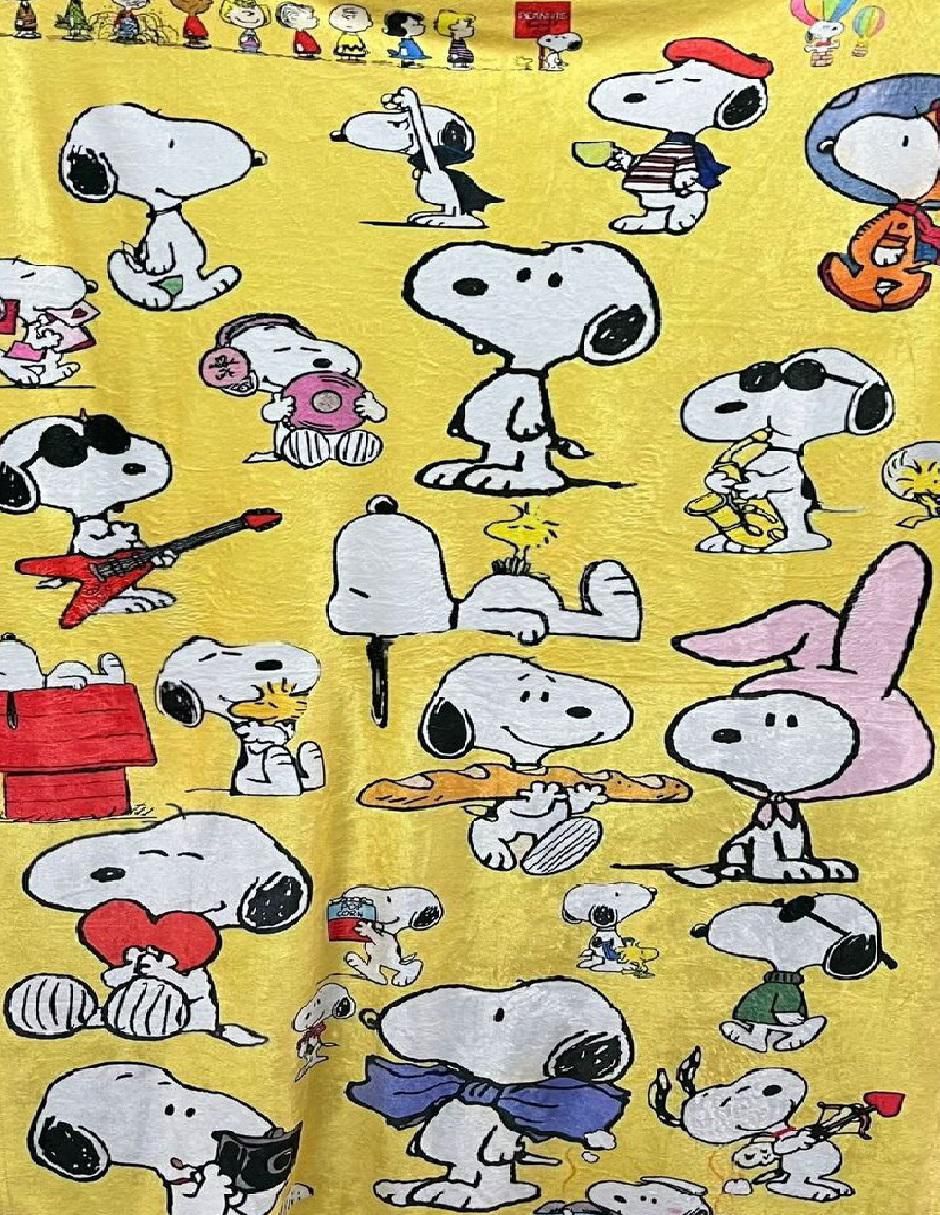 Cobija de tejido suave Snoopy Cobija de tejido suave Snoopy
