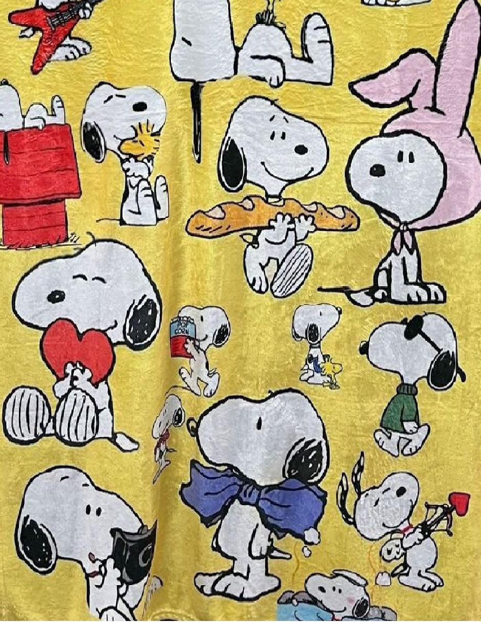 Cobija de tejido suave Snoopy 2
