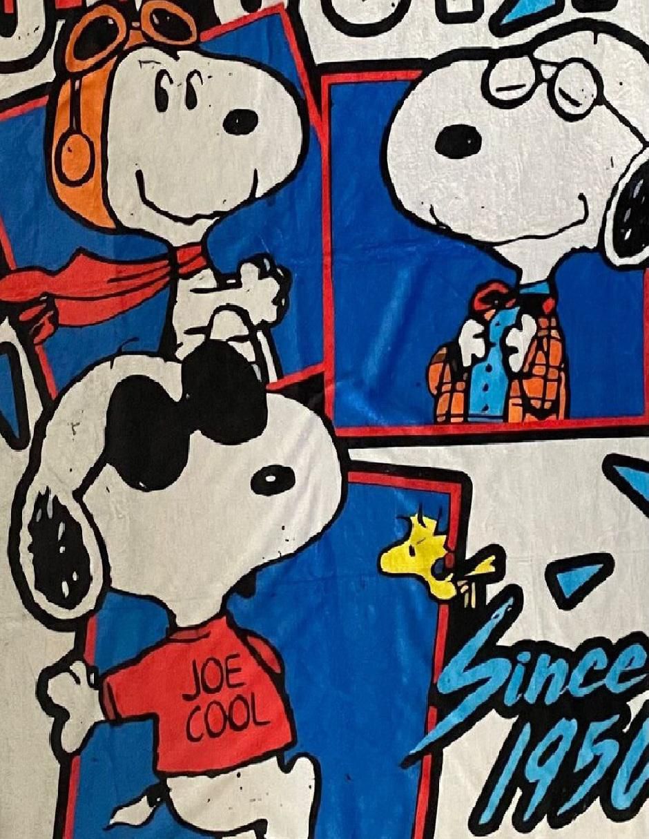 Cobija de tejido suave Snoopy 2