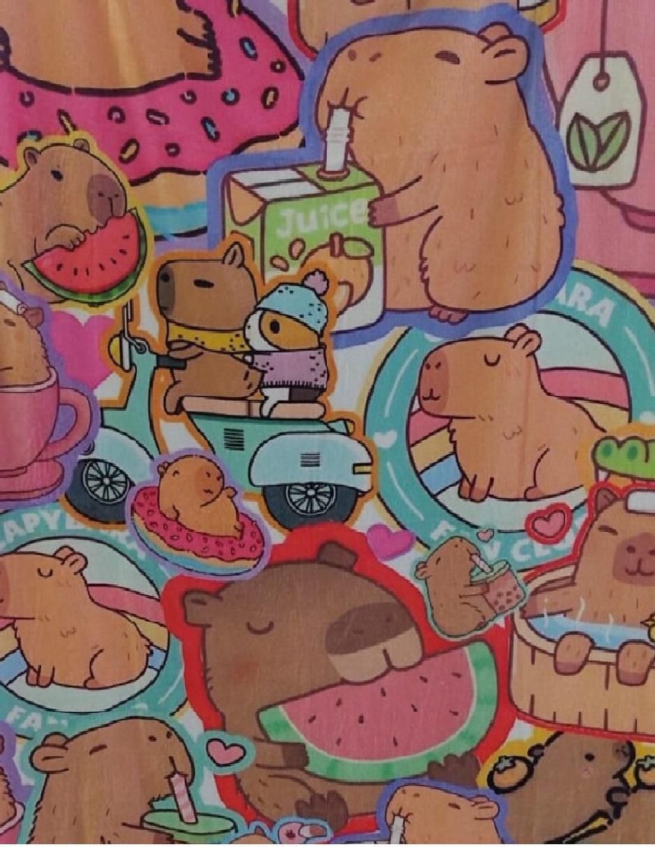 Cobija de tejido suave Capibara 2