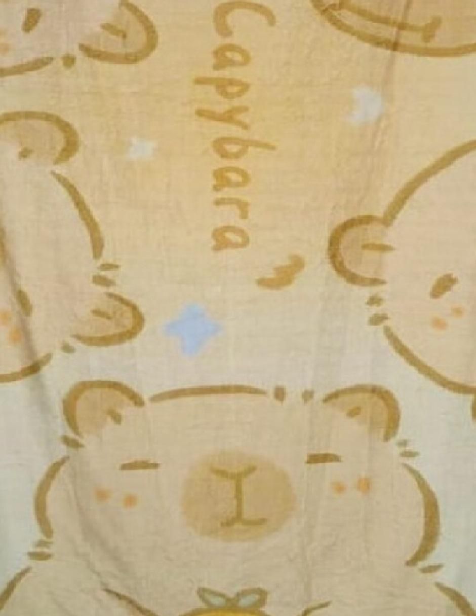 Cobija de tejido suave Capibara 2