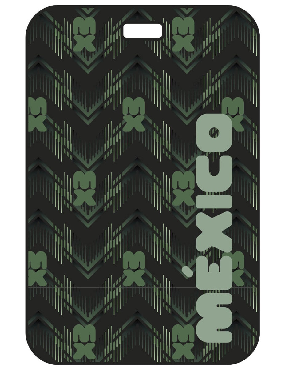 Identificador ciudades 'forma' rectangular 'de' pvc
