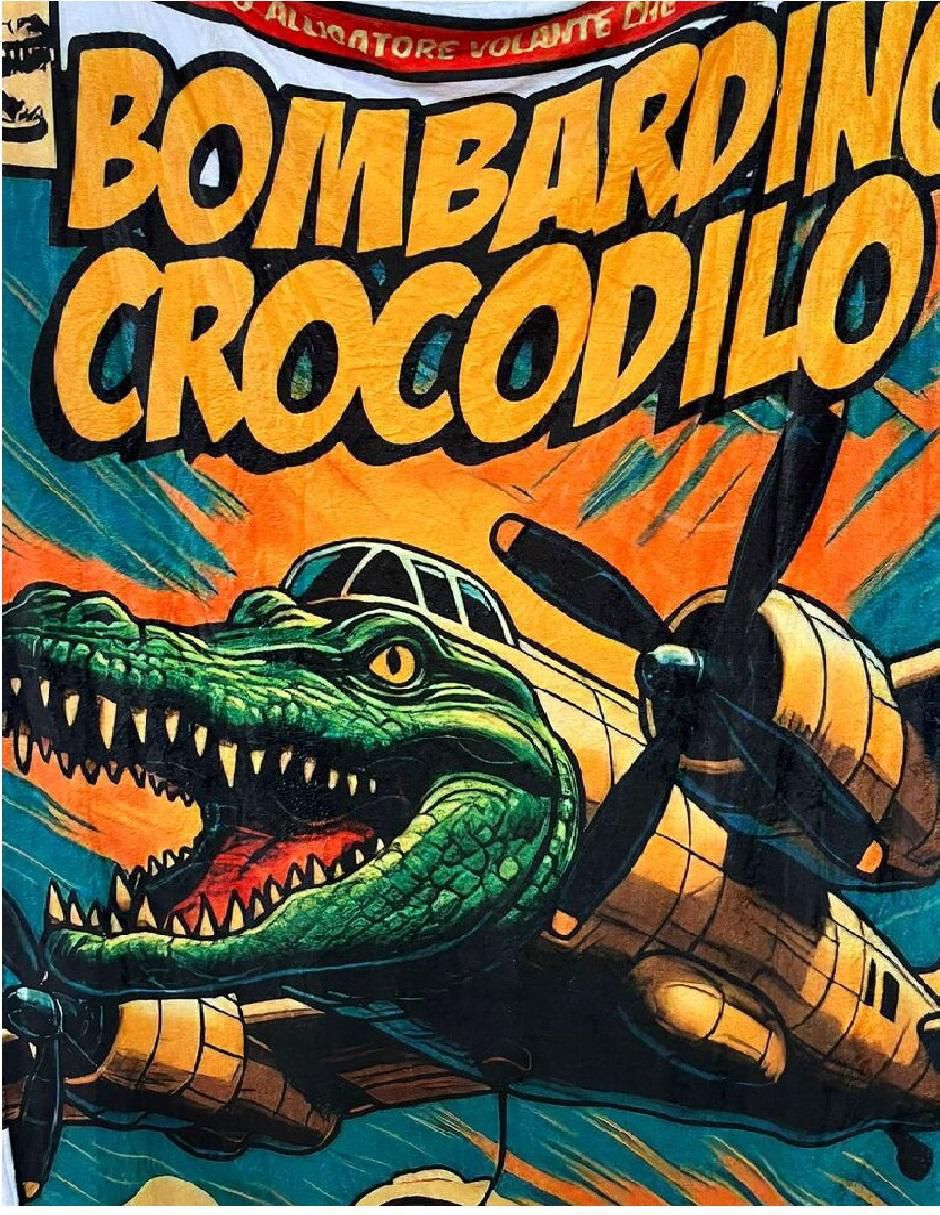 Cobija de tejido suave Tralala Cocodrilo Cobija de tejido suave Tralala Cocodrilo