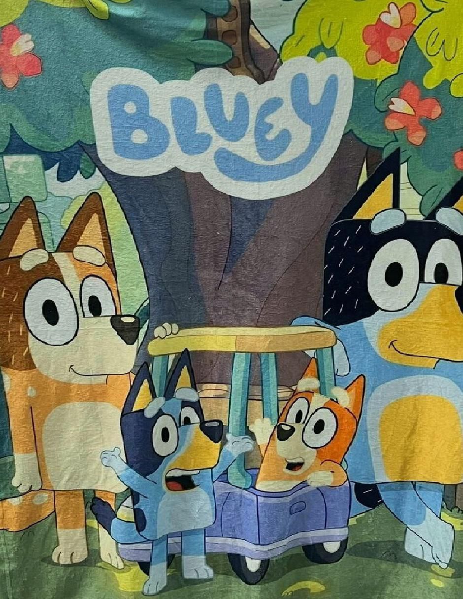 Cobija de tejido suave Bluey