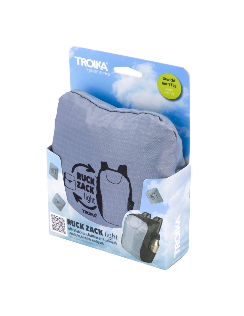 Mochila plegable para viaje Troika unisex