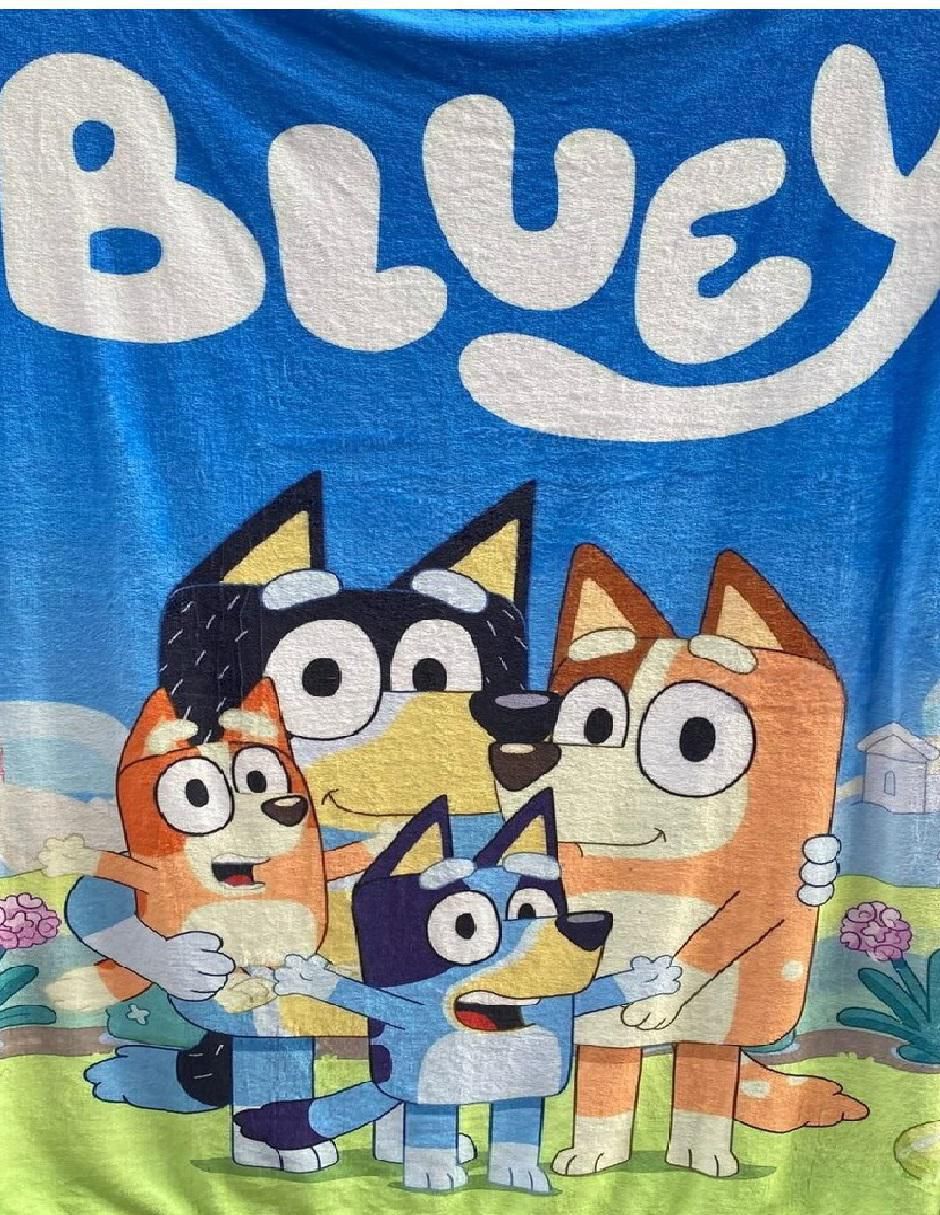 Cobija de tejido suave Bluey
