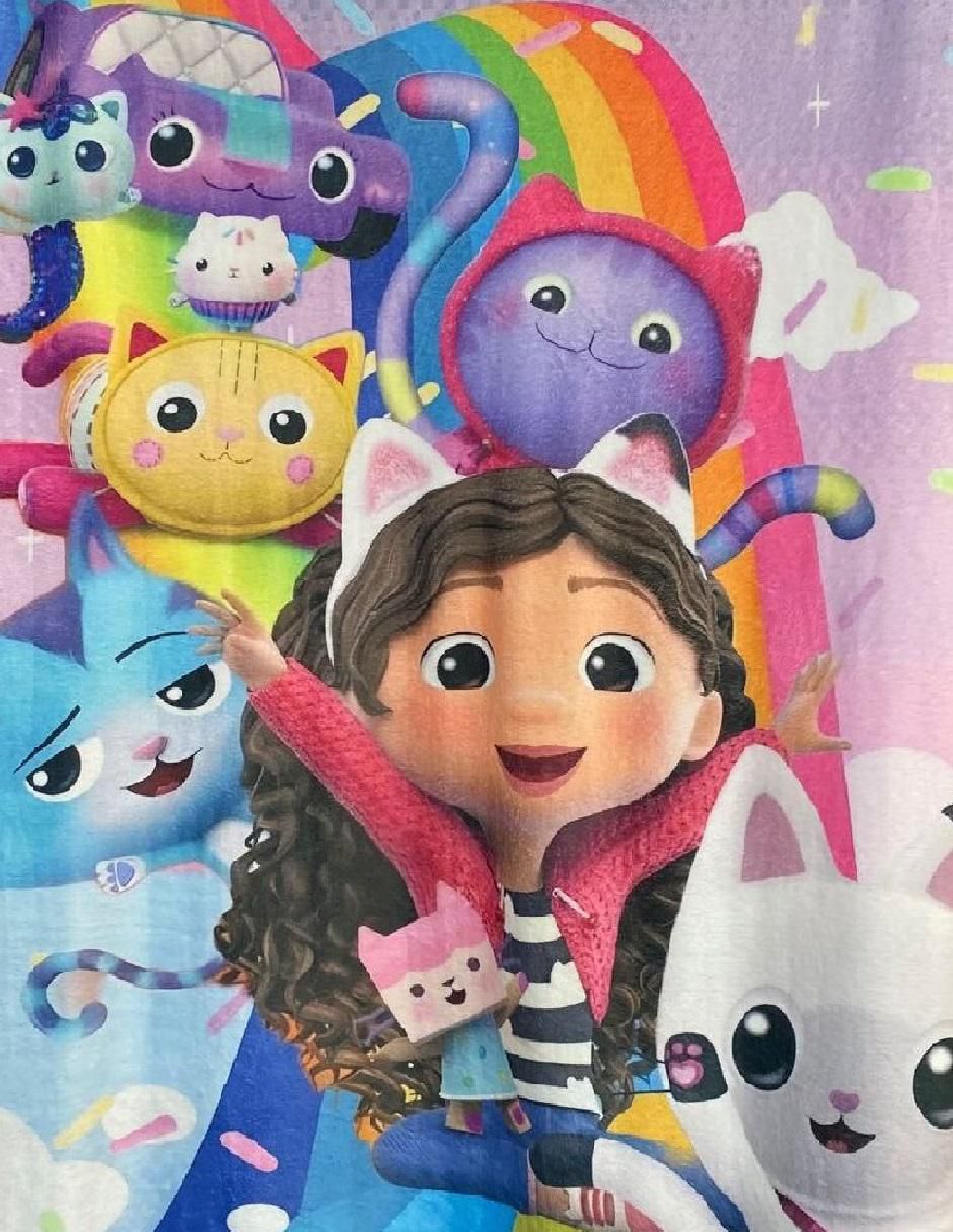 Cobija de tejido suave Casa Muñecas La Casa De Muñecas De Gaby 2