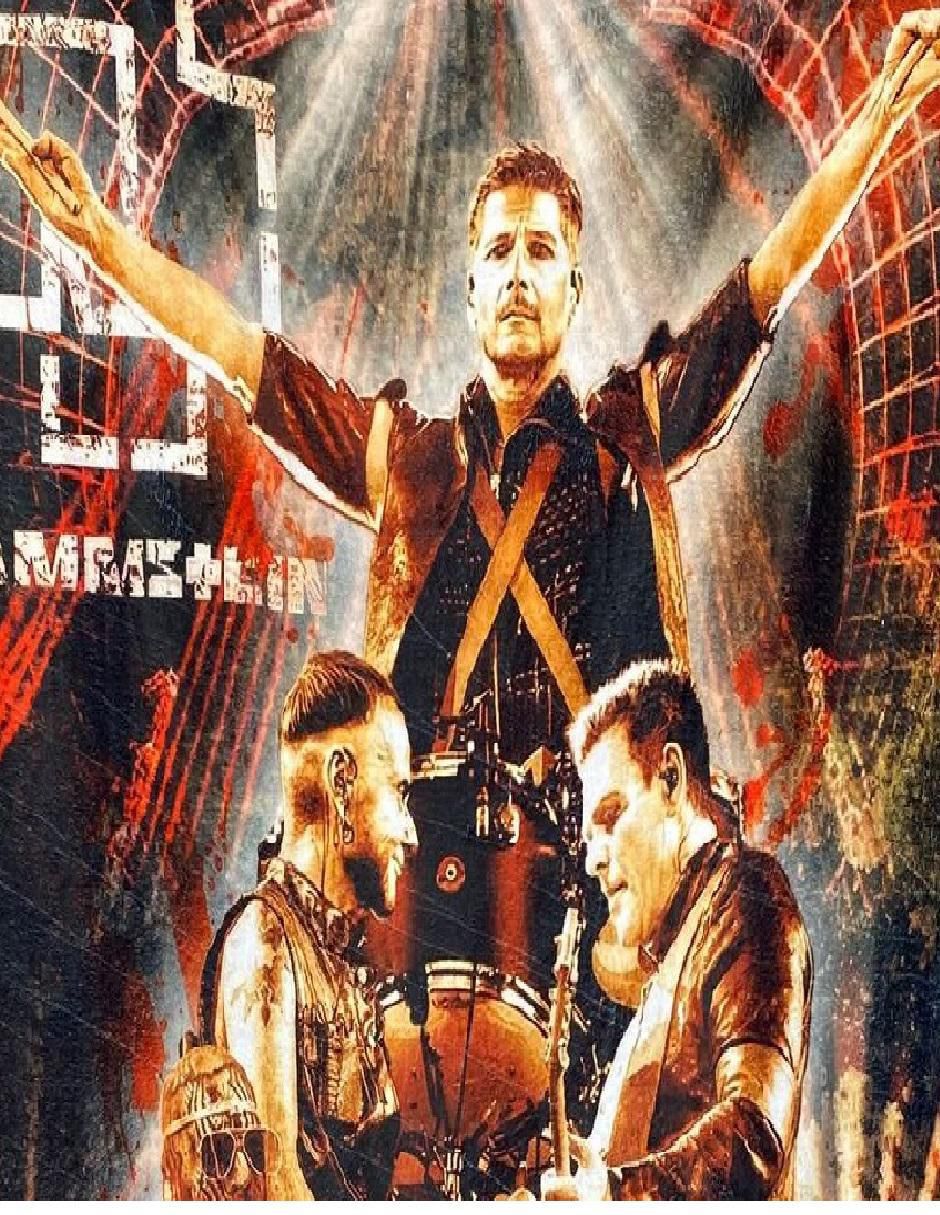 Cobija de tejido suave Rammstein Ram 2