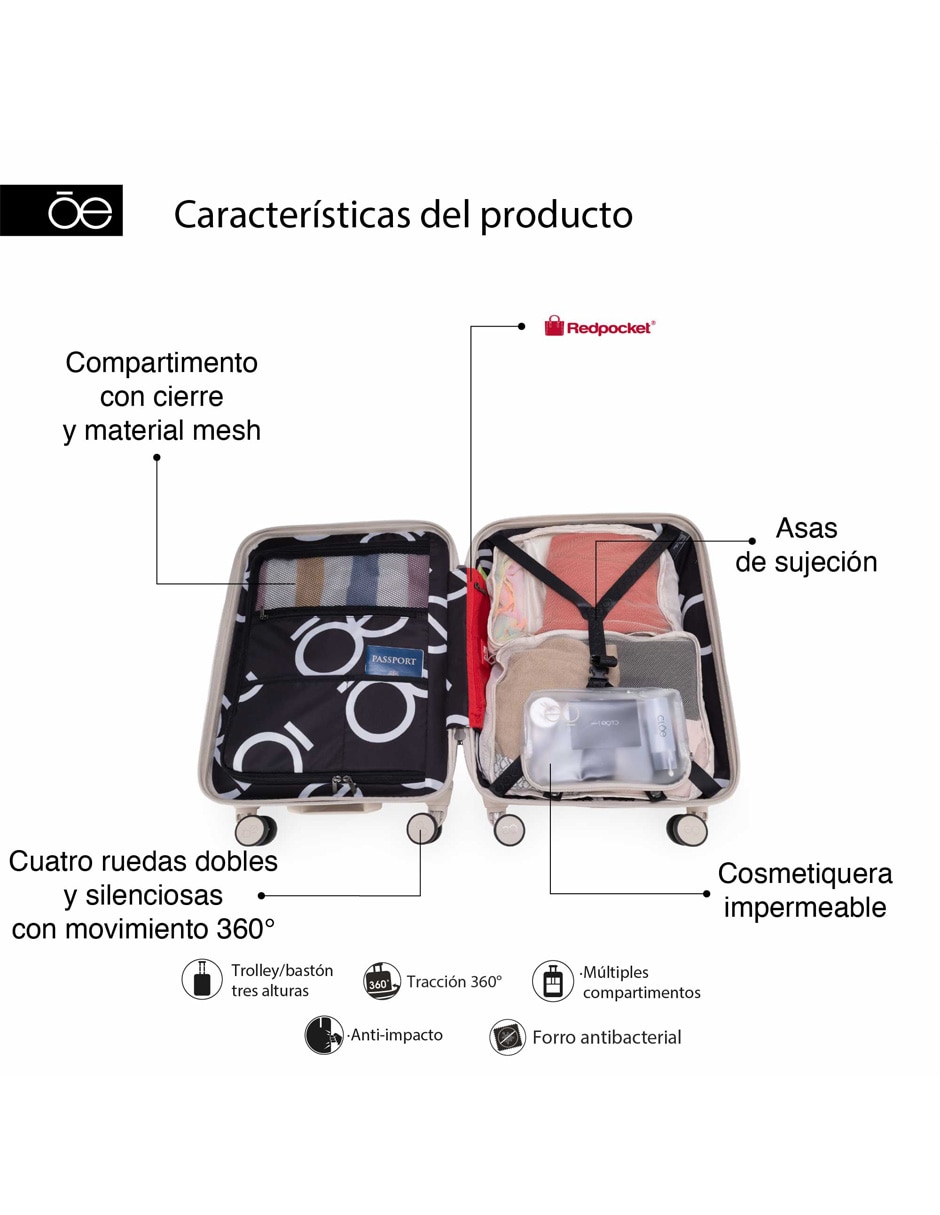 Maleta de viaje iriel 13