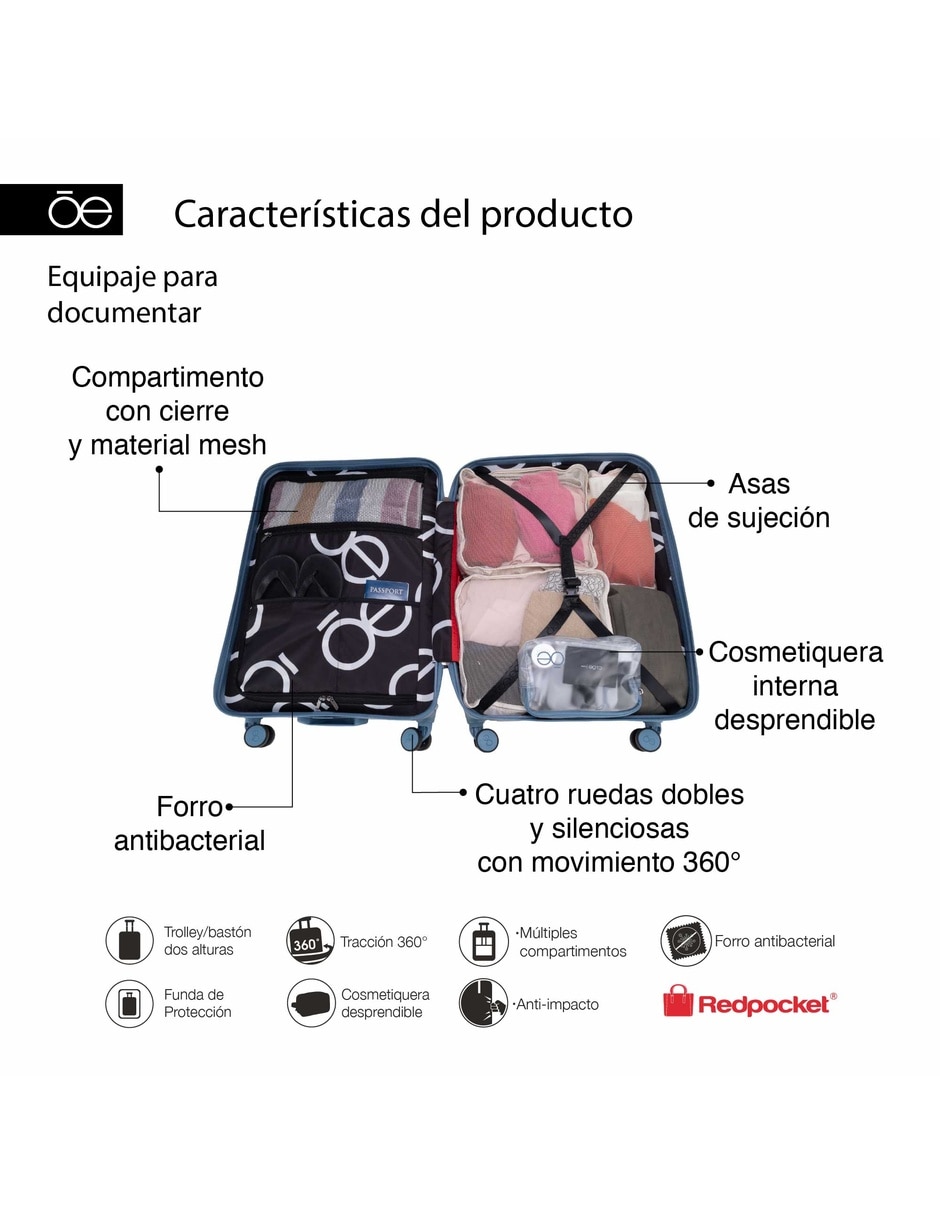 Maleta de viaje iriel 11