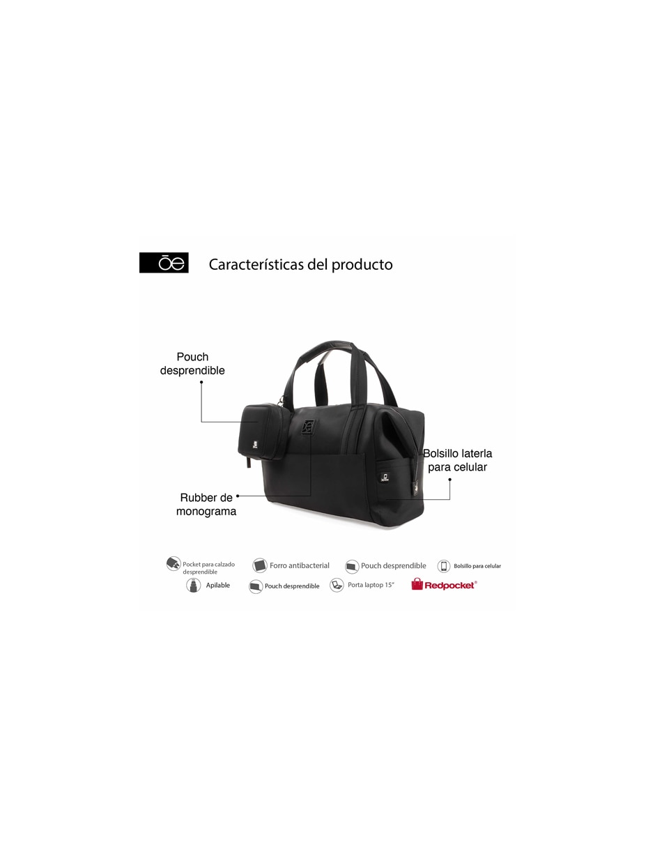 Set de bolsa duffel Cloe Balgy I para mujer