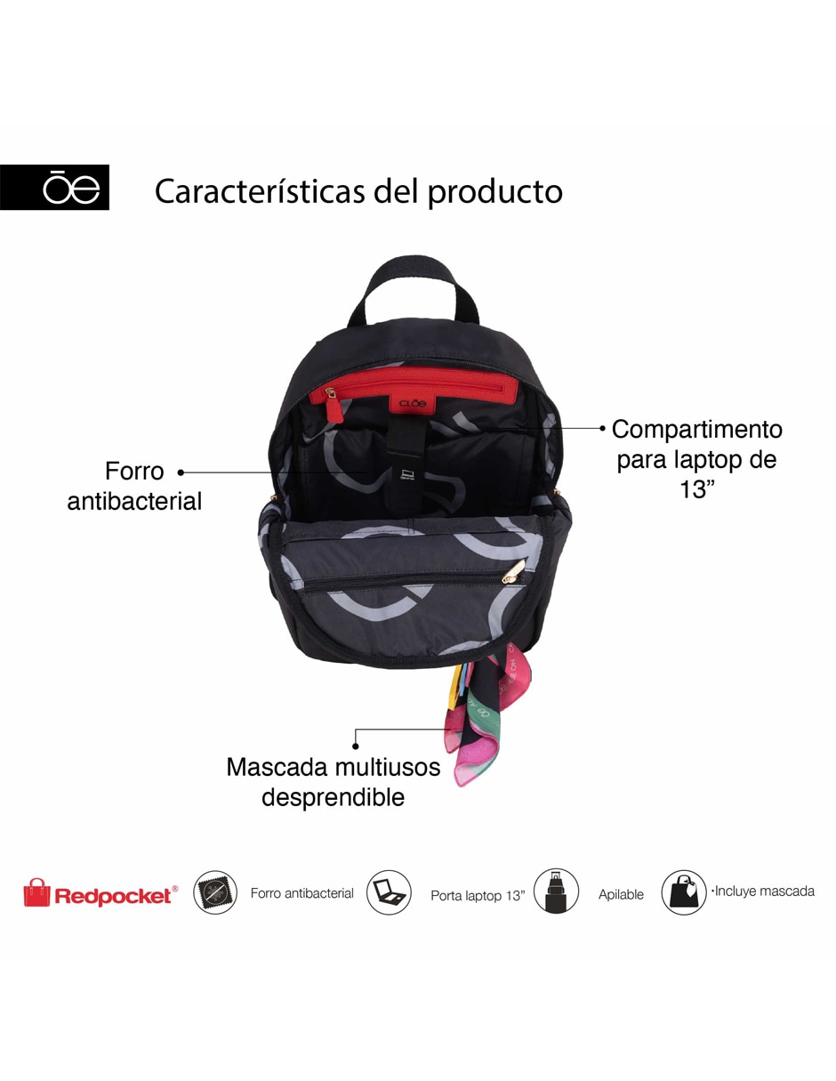 Mochila de viaje cloe ayara