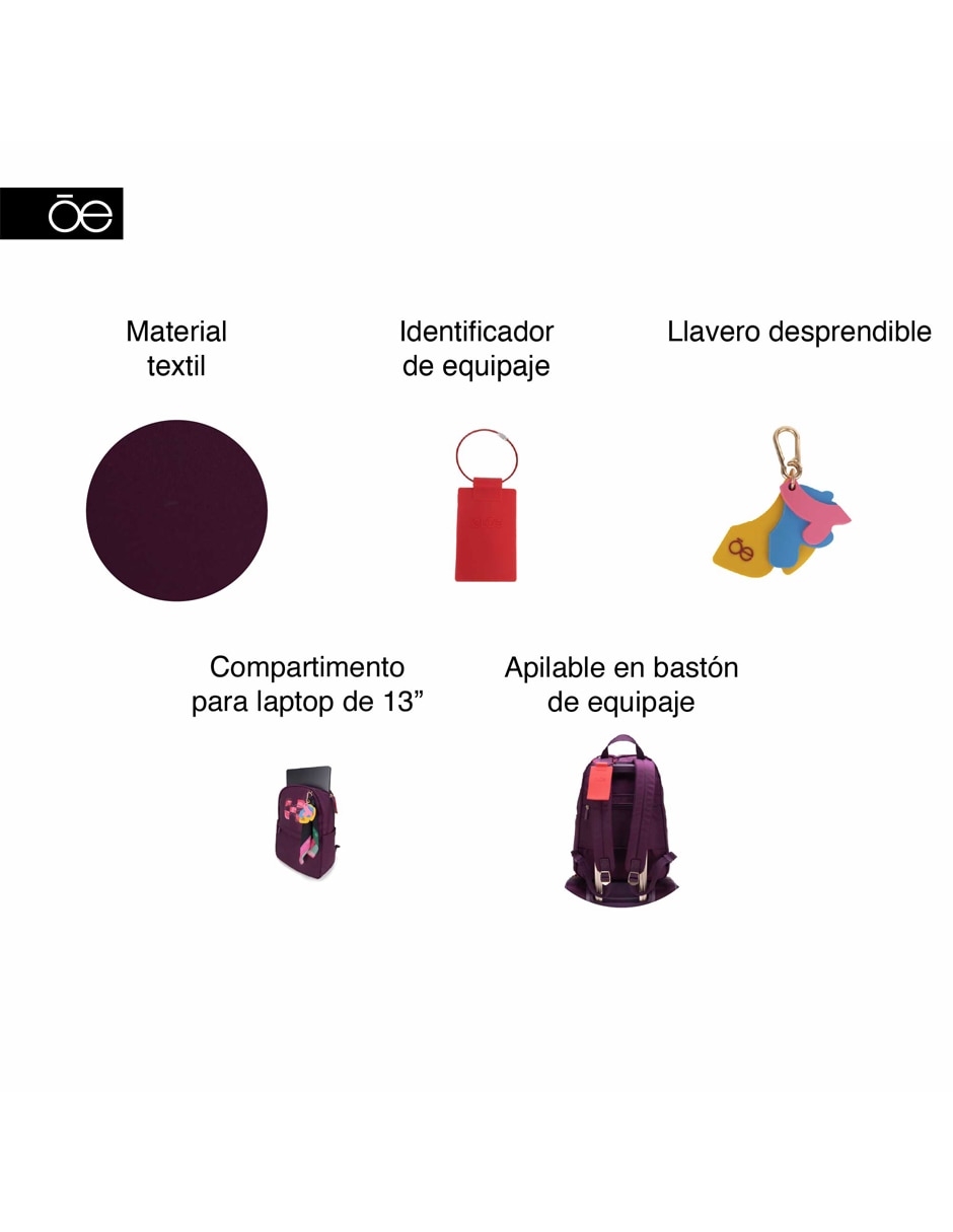 Mochila de viaje cloe ayara