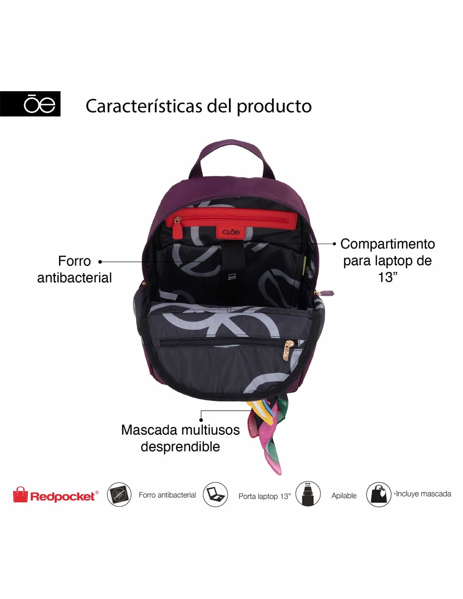 Mochila de viaje cloe ayara