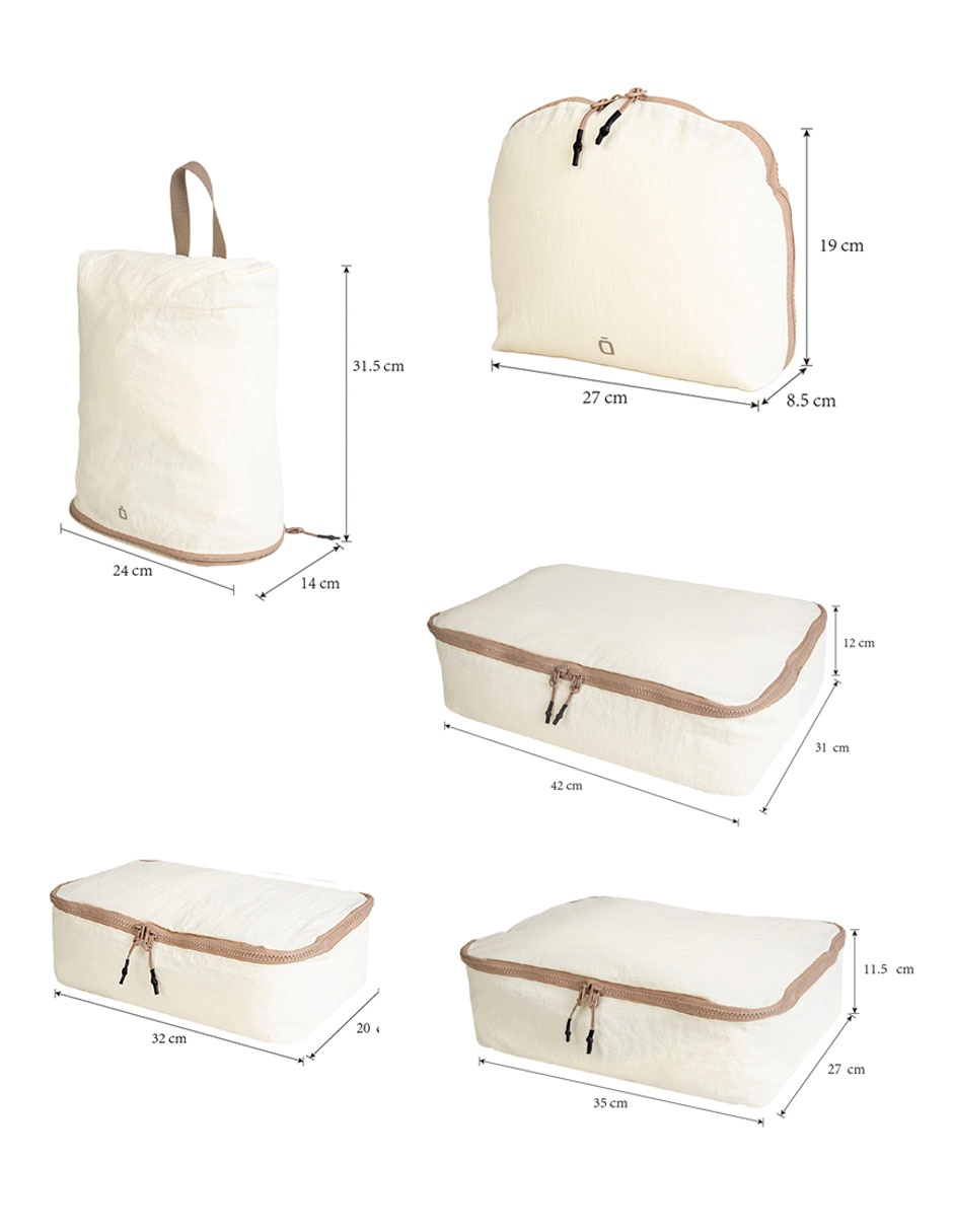 Set bolsa organizadora de viaje 6