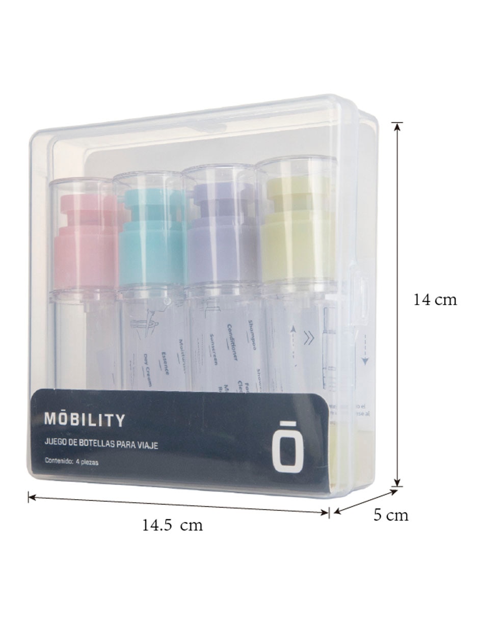 Set botella viaje para mujer 6