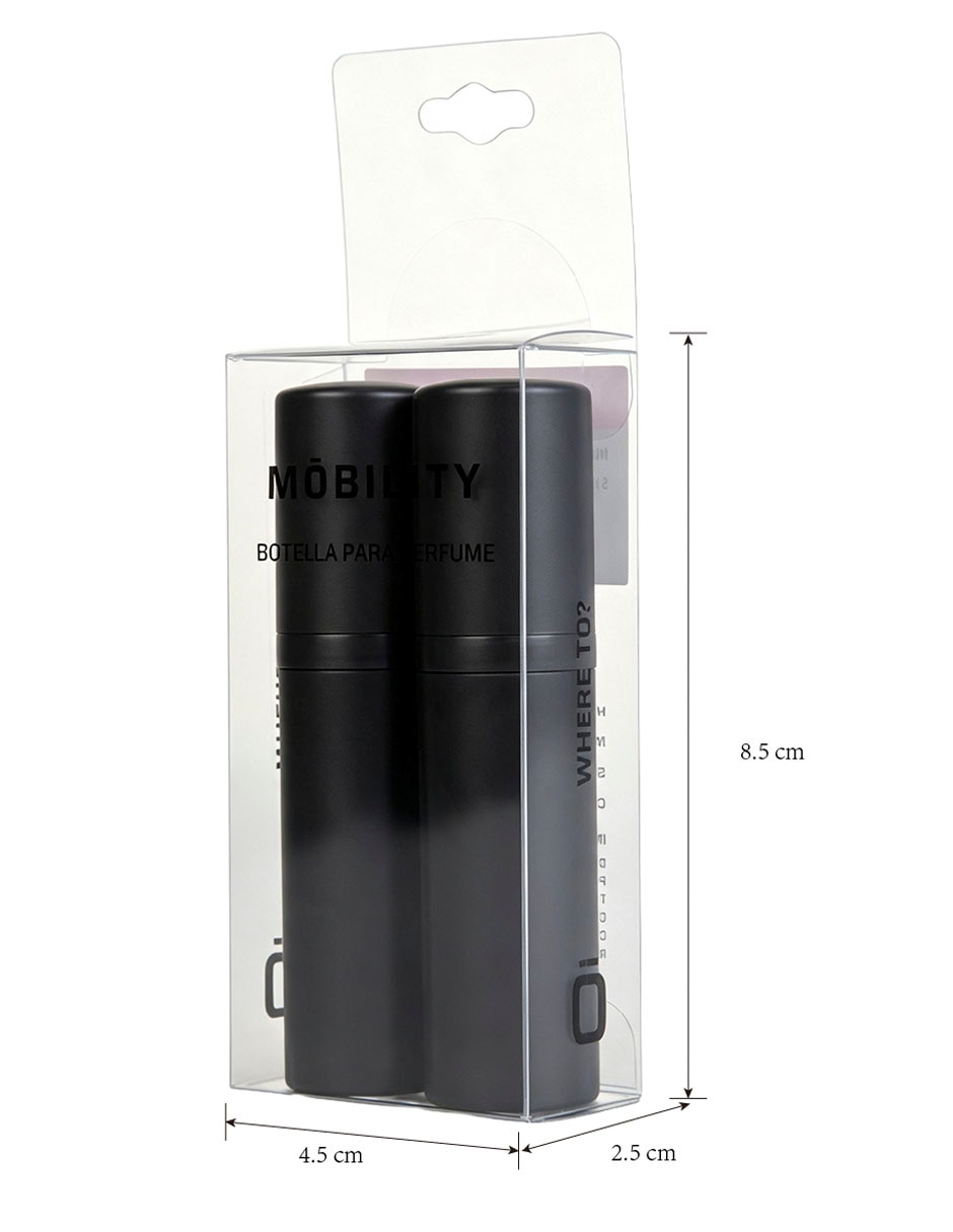 Set botella para perfume recargable para mujer 7