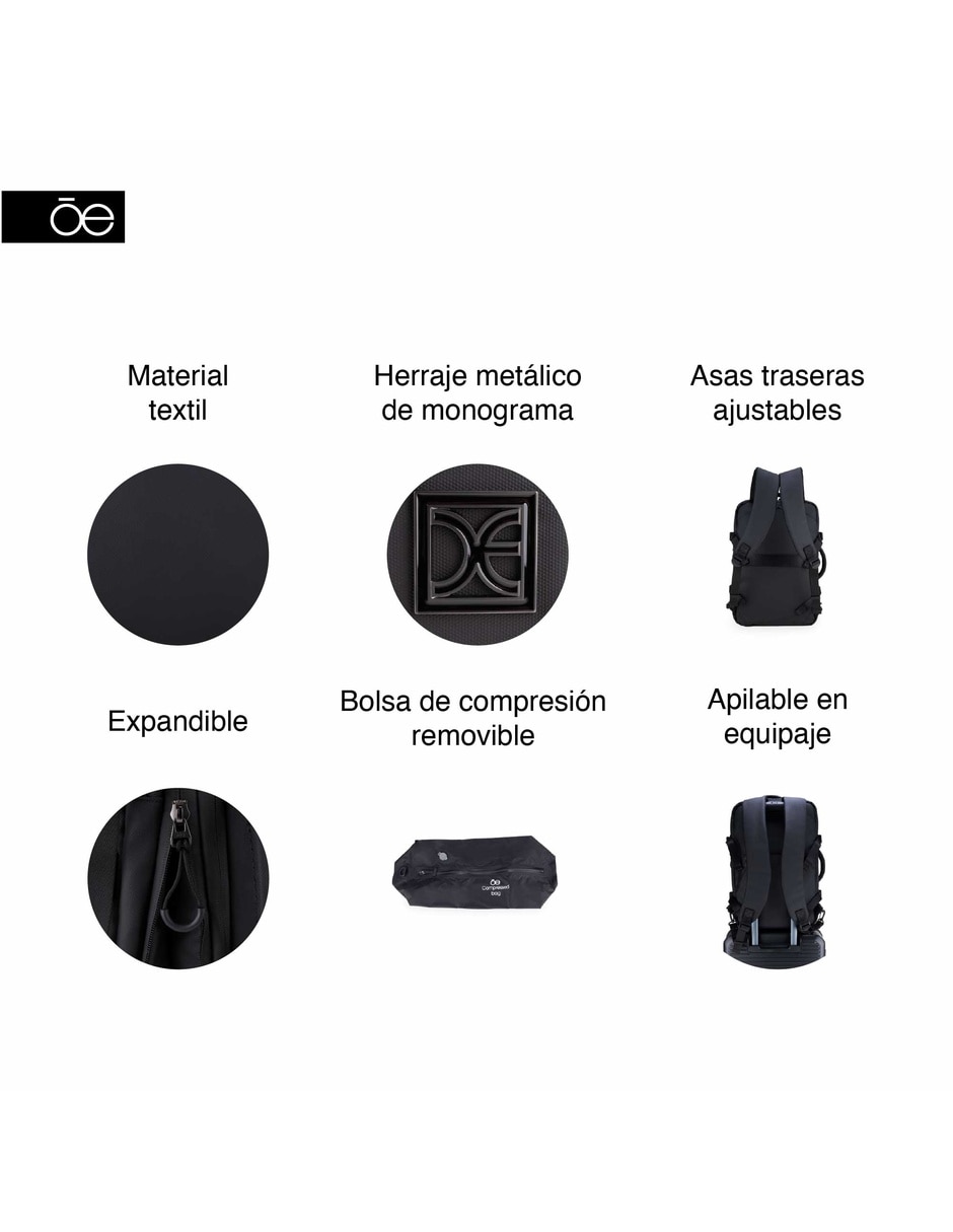 Mochila con portalaptop Alaxia unisex 4