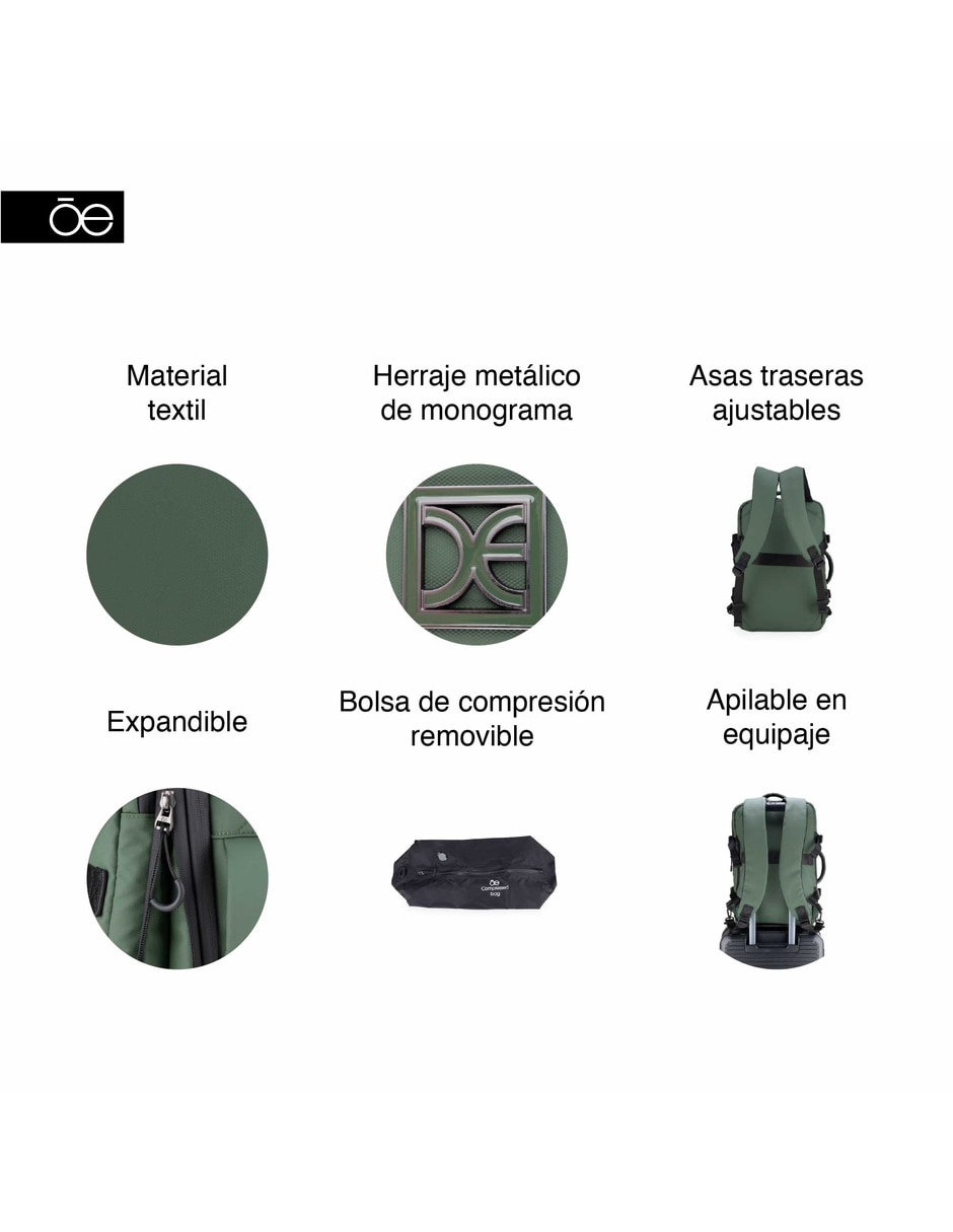 Mochila con portalaptop Alaxia unisex 13