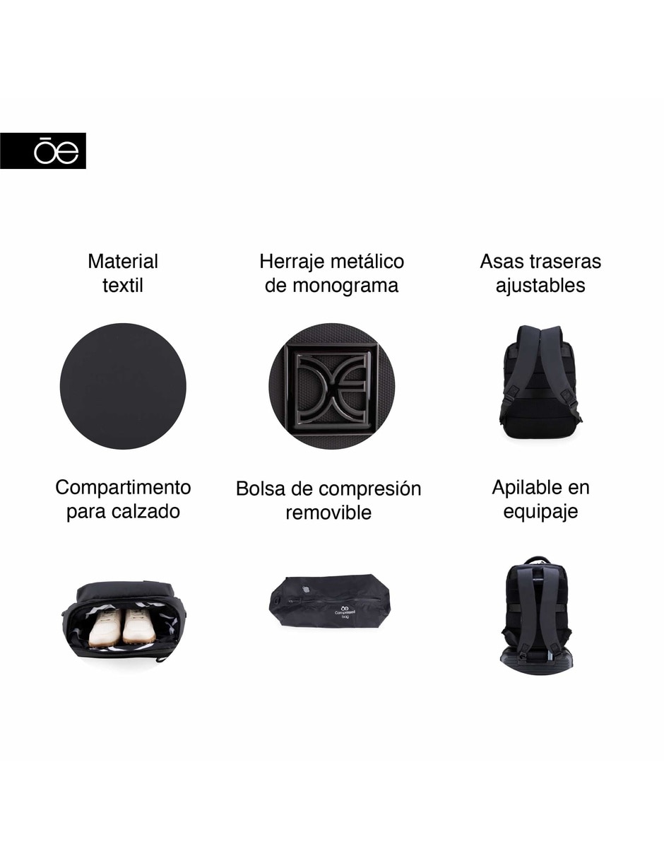 Mochila con portalaptop Alaxia unisex 2