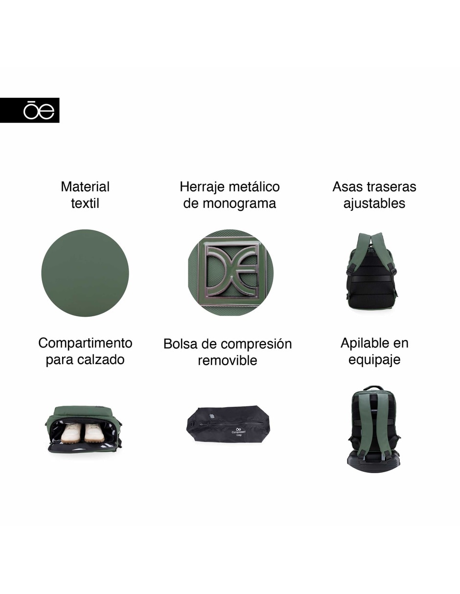 Mochila con portalaptop Alaxia unisex