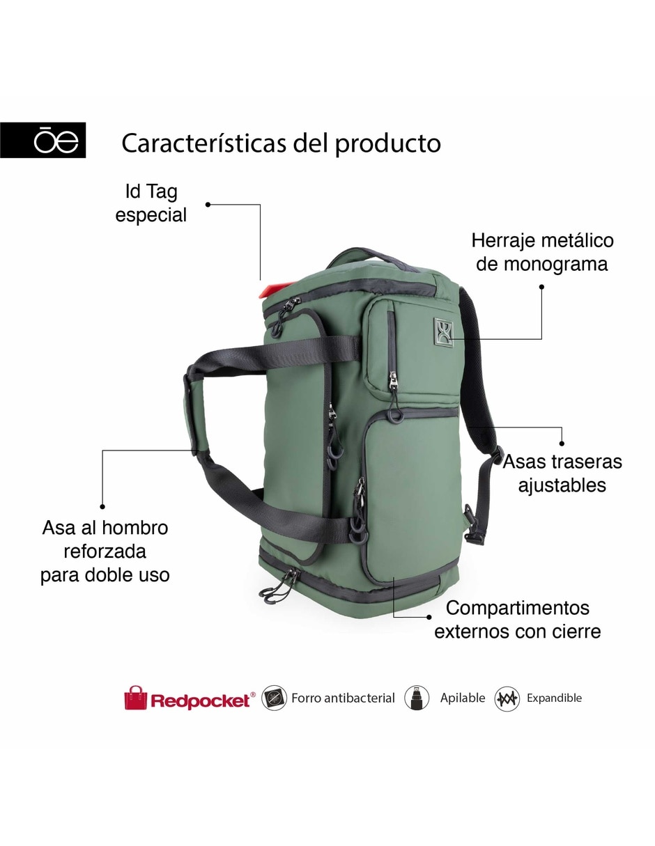 Bolsa duffel Alaxia unisex 3