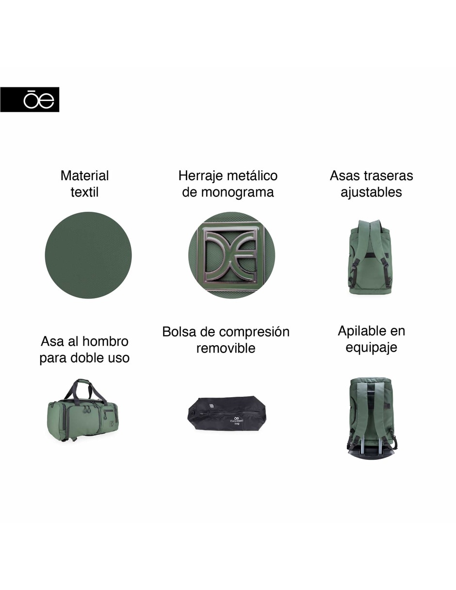 Bolsa duffel Alaxia unisex 8