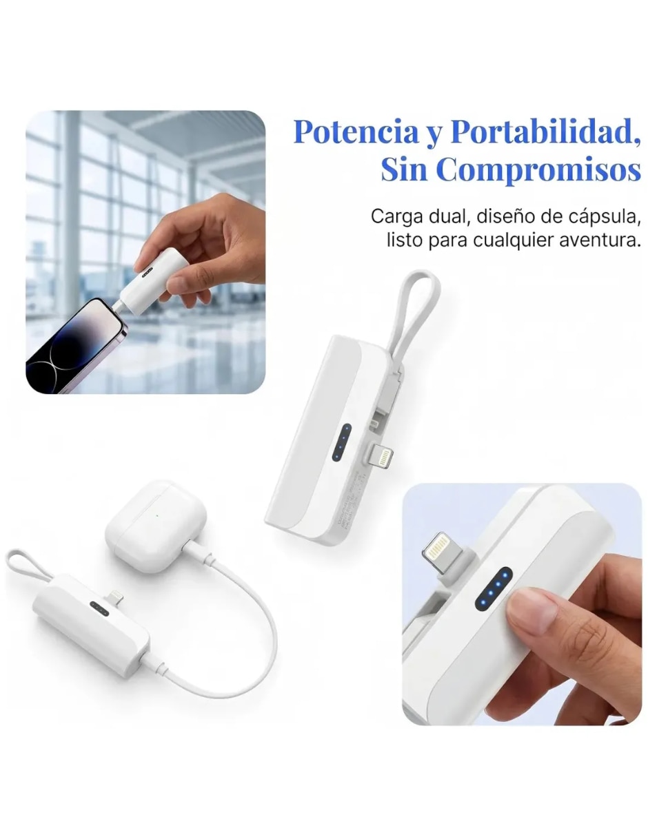 Batería portátil Mini bateria 4
