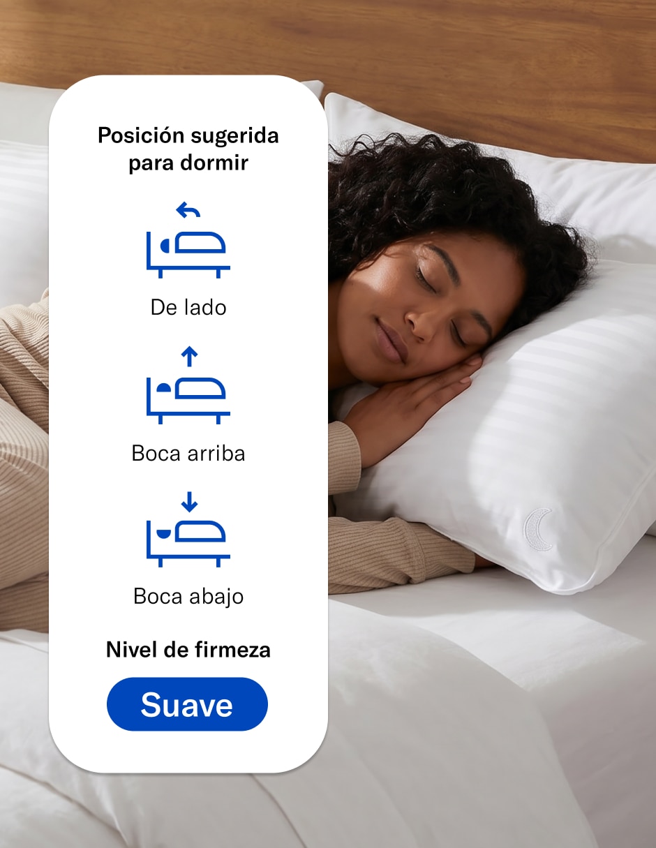 Almohada firmeza suave