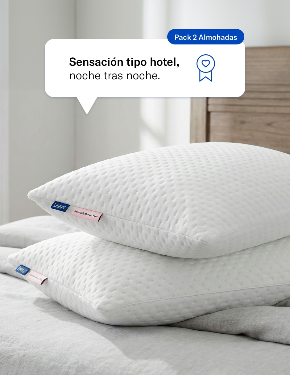 Almohada firmeza suave