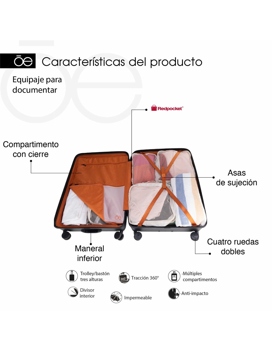 Maleta de viaje banobi 3