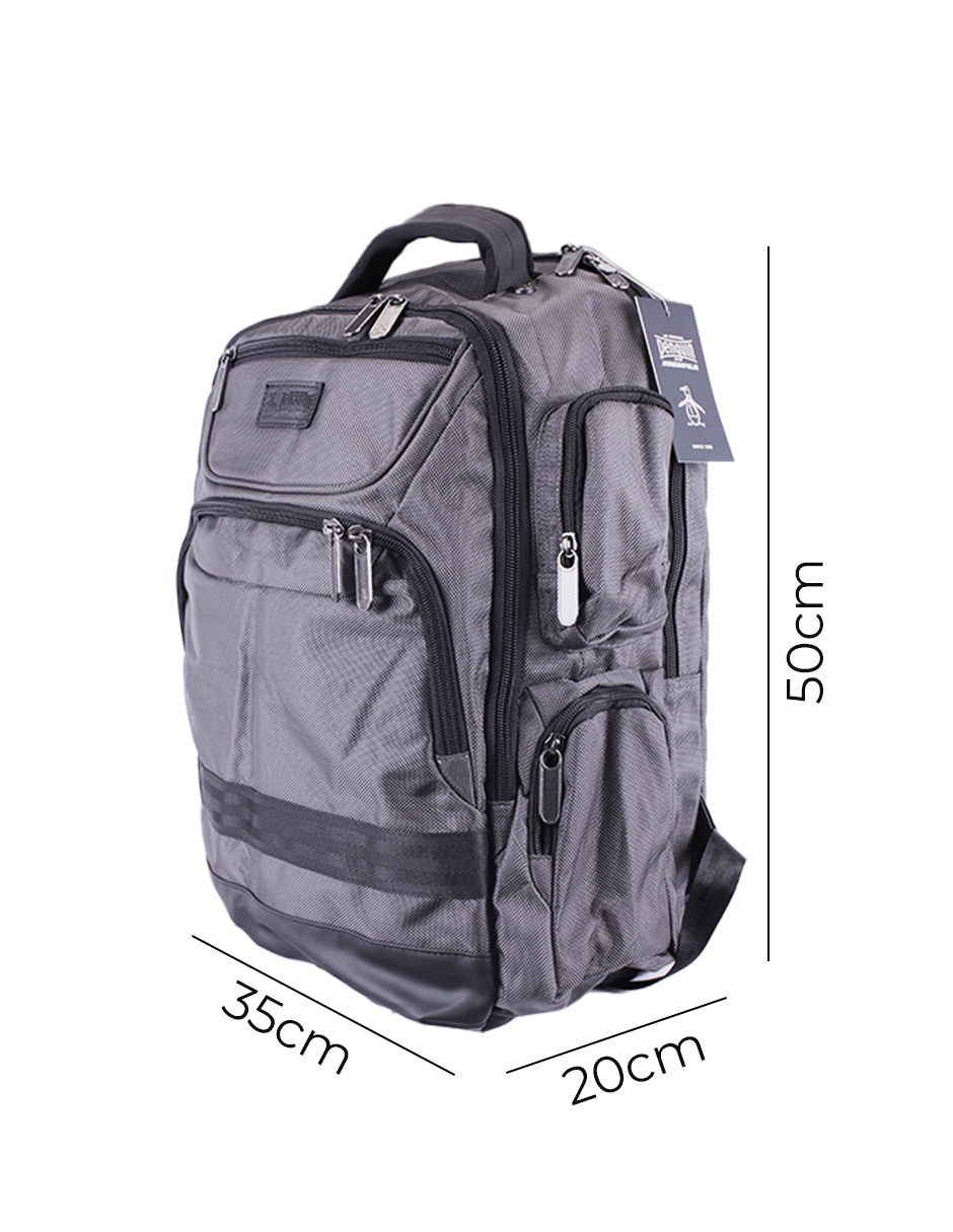 MOCHILA ORIGINAL PENGUIN LUCA, GRIS