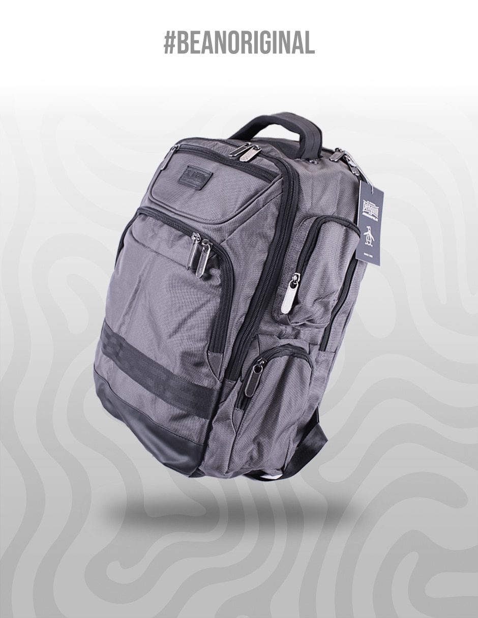 MOCHILA ORIGINAL PENGUIN LUCA, GRIS