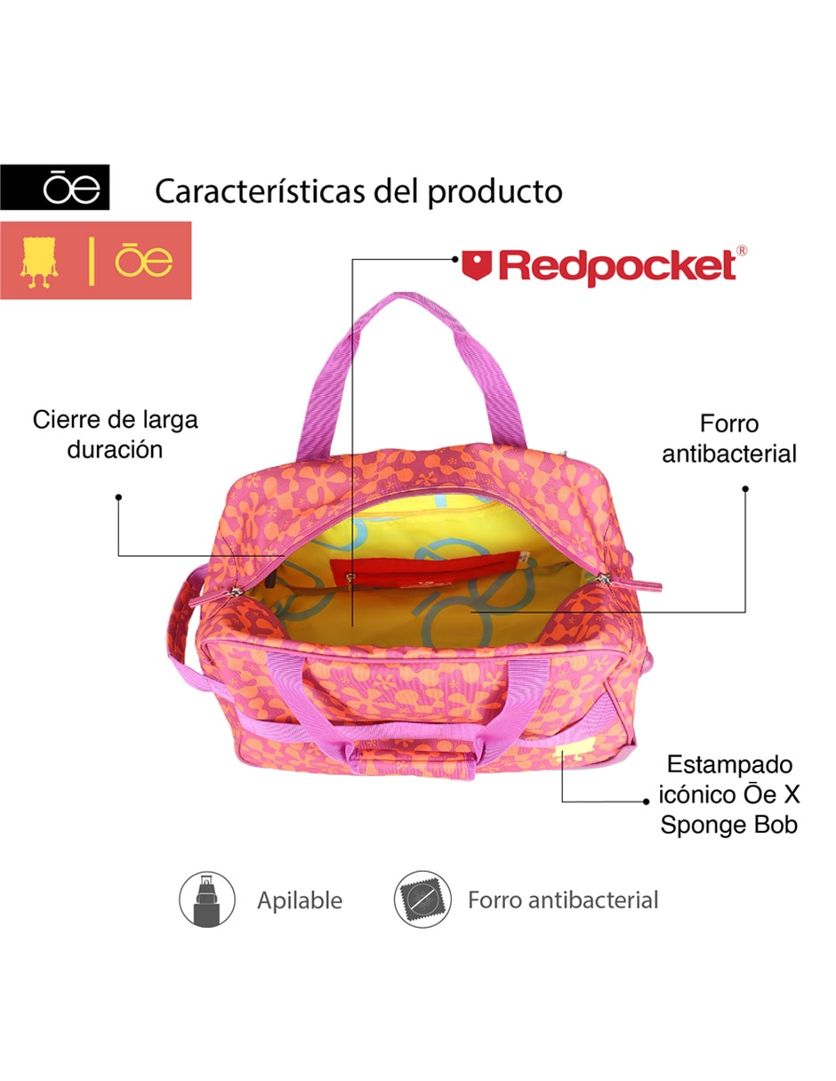 Bolsa duffel de poliéster para mujer 2