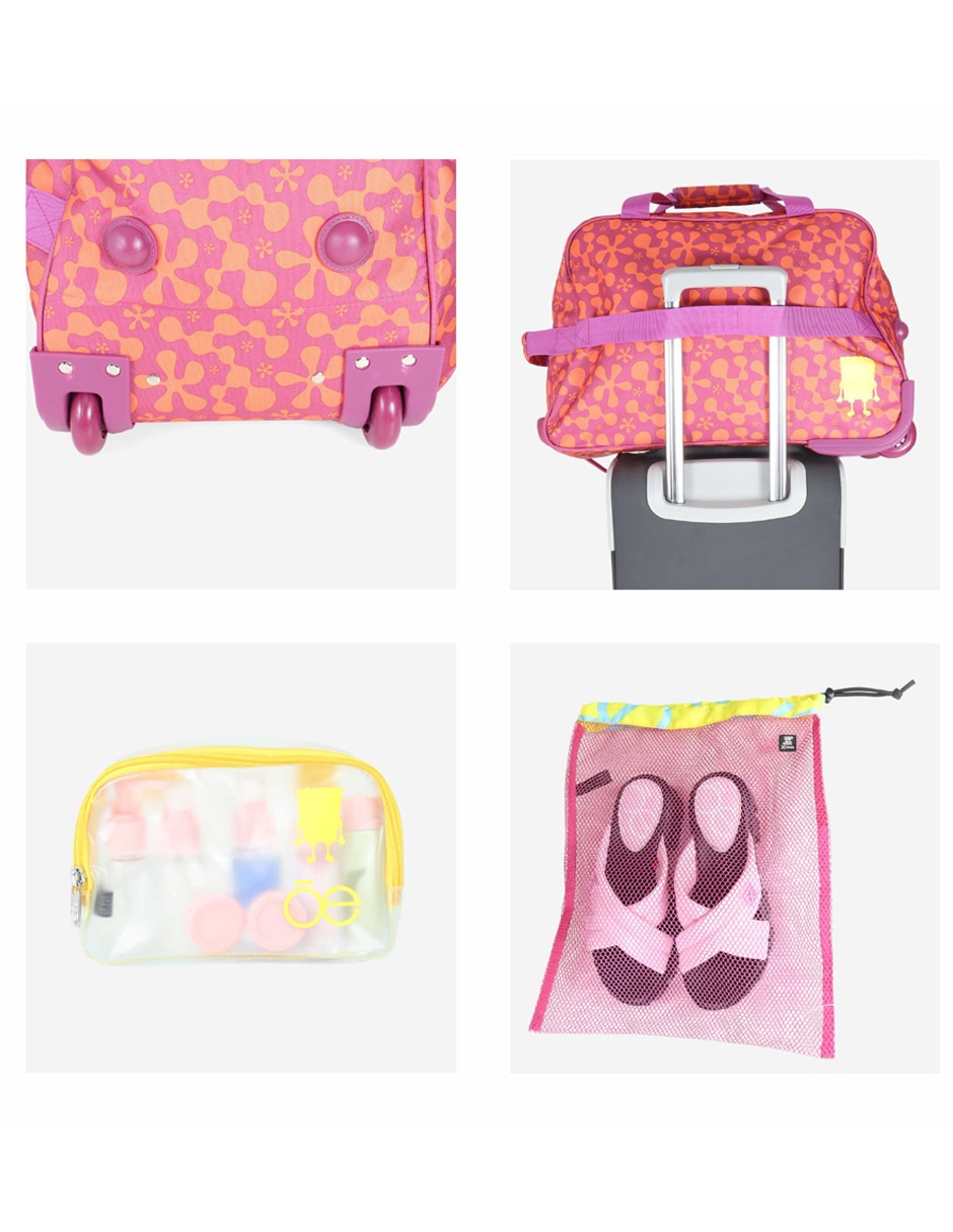 Bolsa duffel de poliéster para mujer 8
