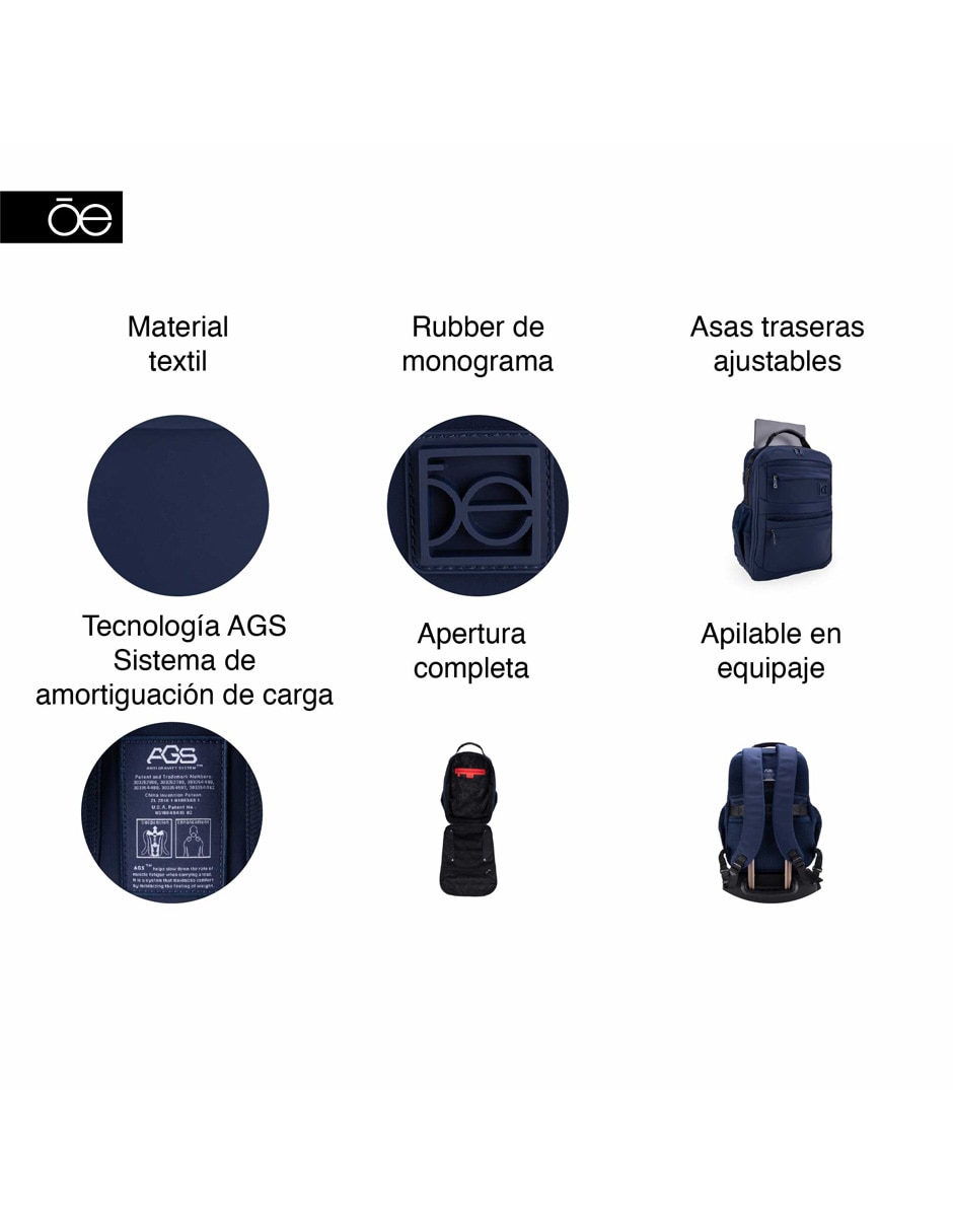 Mochila con portalaptop diroil unisex 9