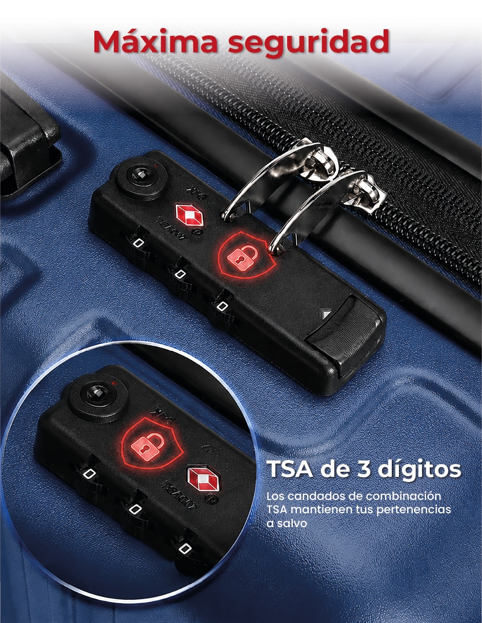 Set maletas de viaje 4
