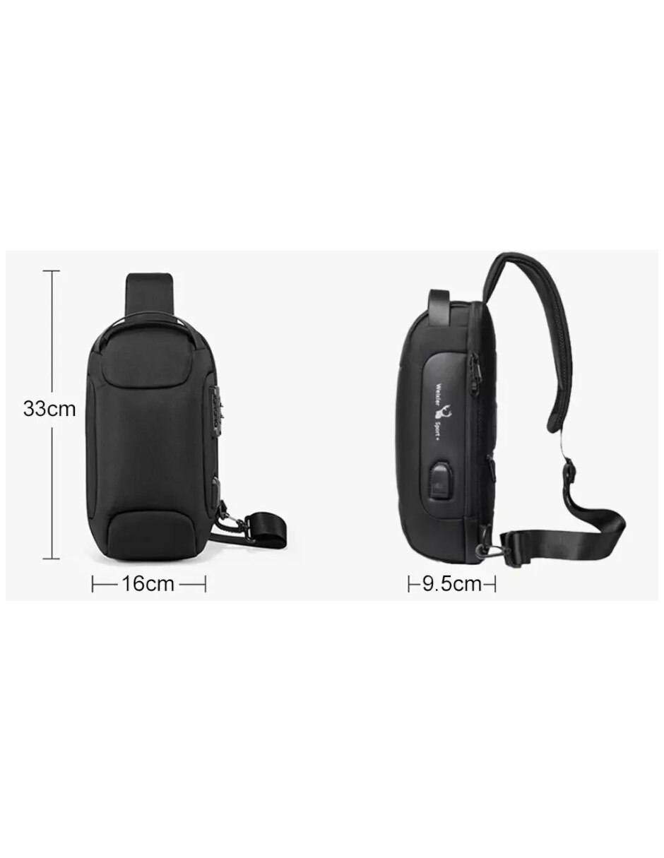 Mochila antirrobo Genérica impermeable unisex 5