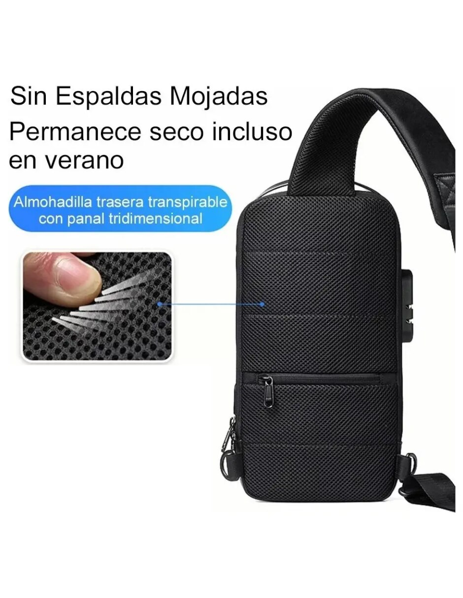 Mochila antirrobo Genérica impermeable unisex