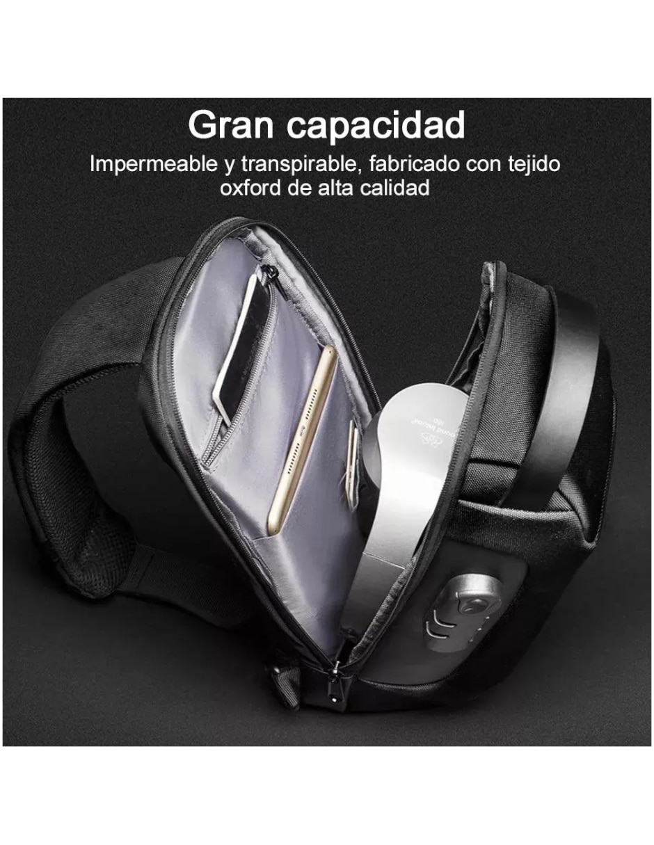 Mochila antirrobo Genérica impermeable unisex