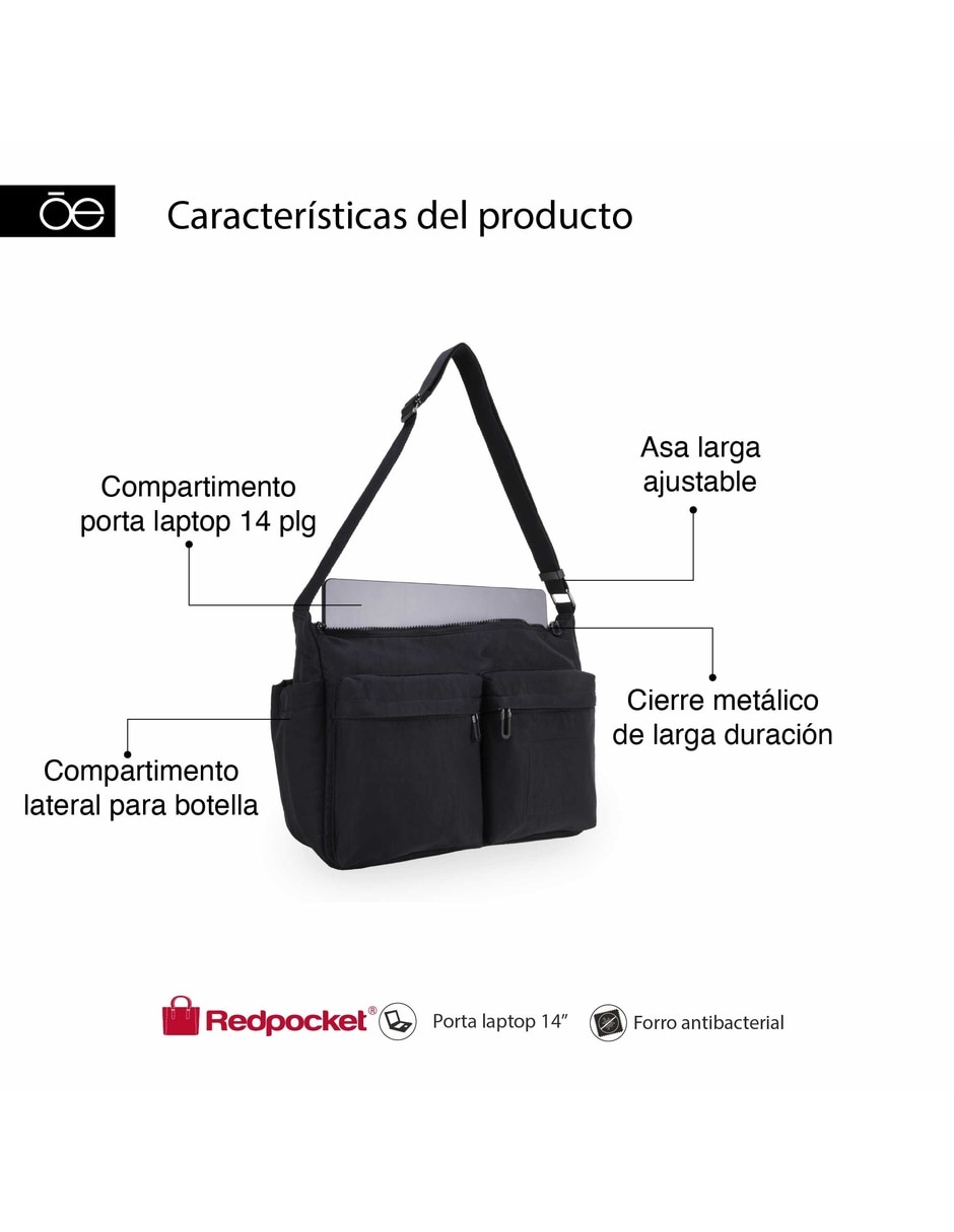 Bolsa messenger xutylia para mujer 5