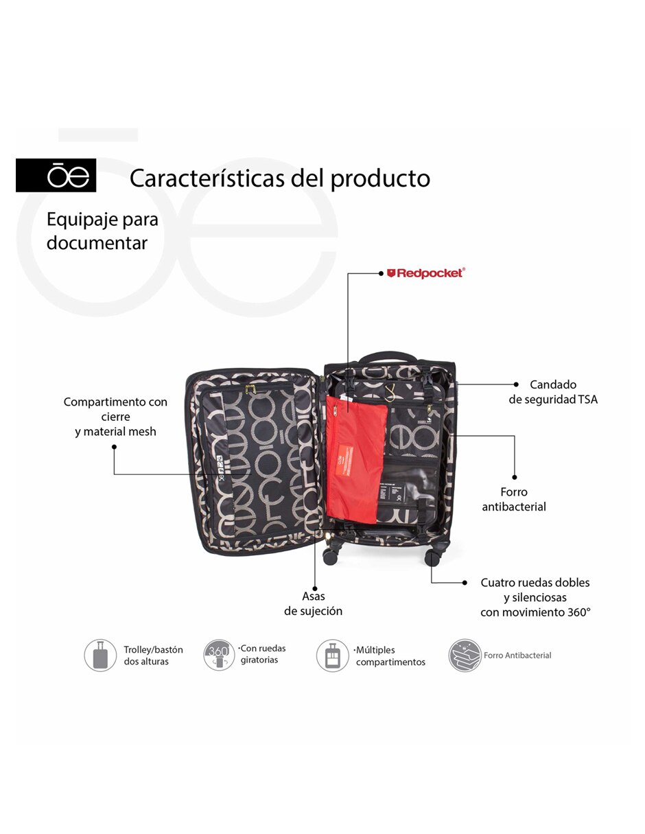 Maleta de viaje ovecta iii 9