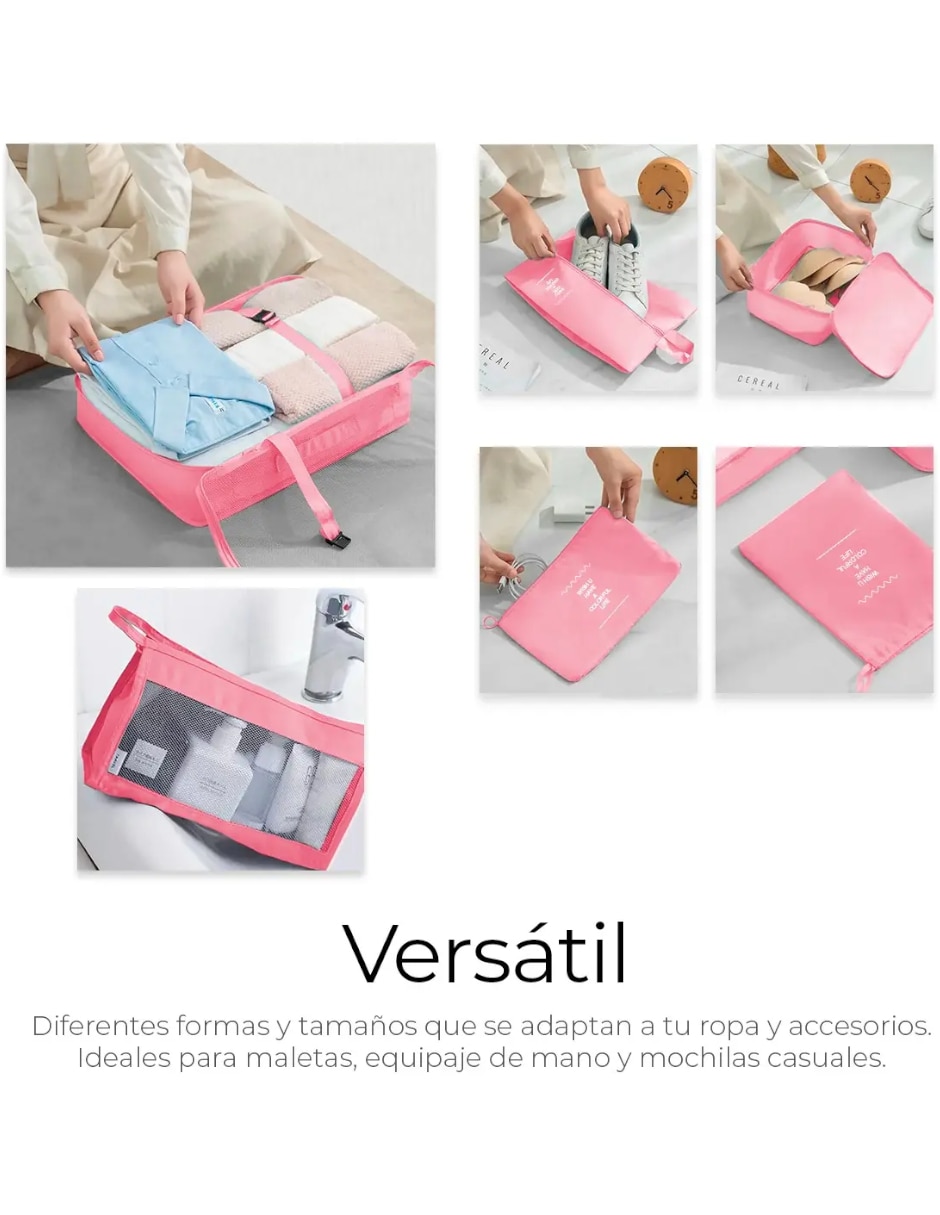 Set bolsa organizadora viaje