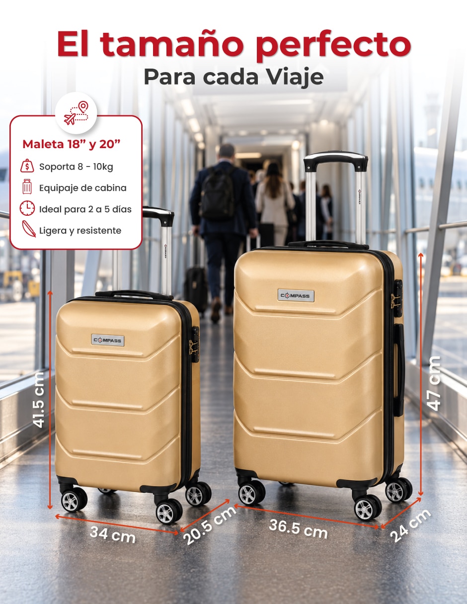 Set maletas de viaje shield 8